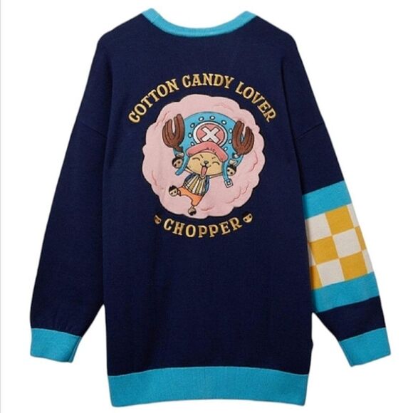 One Piece Chopper Cotton Candy Cardigan NWT Size M - Picture 1 of 5